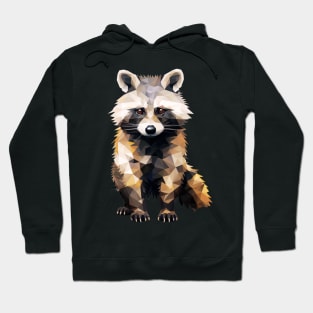 Geometric Raccoon Hoodie